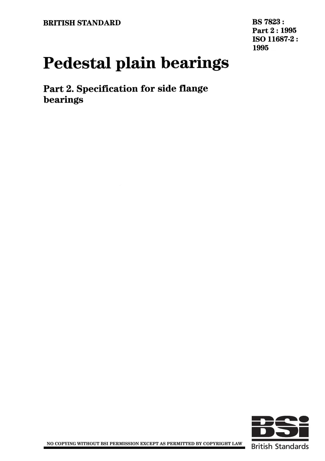 Первая страница стандарта BS 7823-2:1995