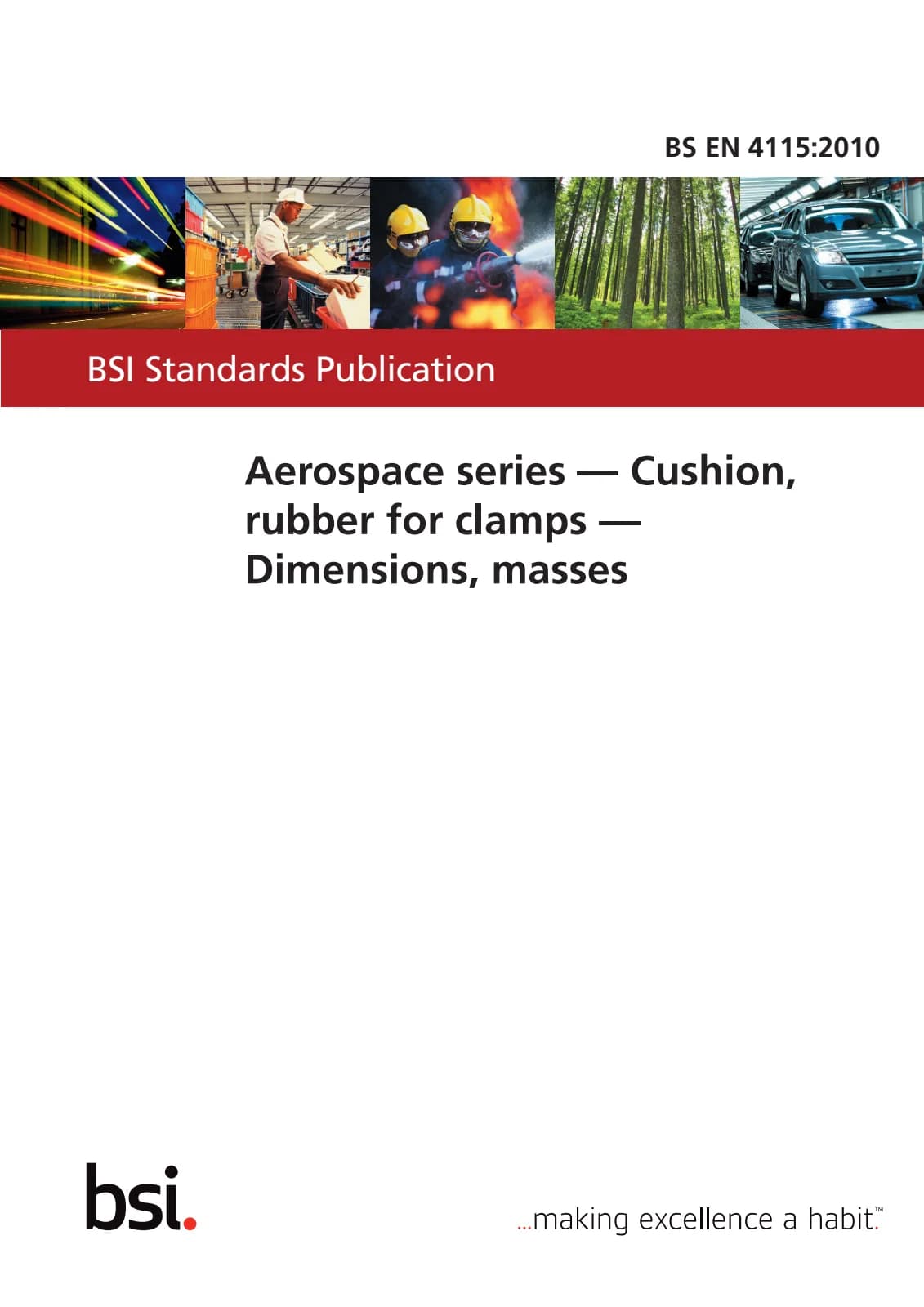 Первая страница стандарта BS EN 4115:2010