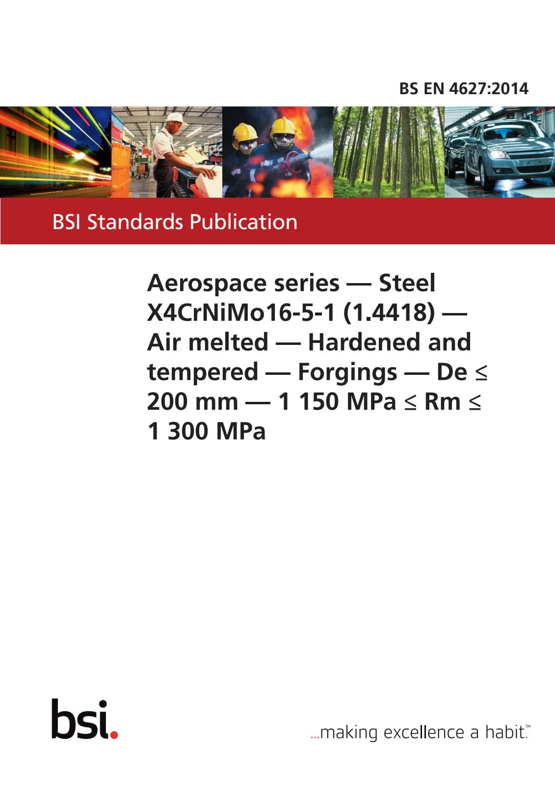 Первая страница стандарта BS EN 4627:2014