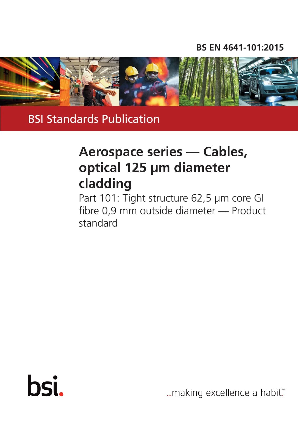 Первая страница стандарта BS EN 4641-101:2015