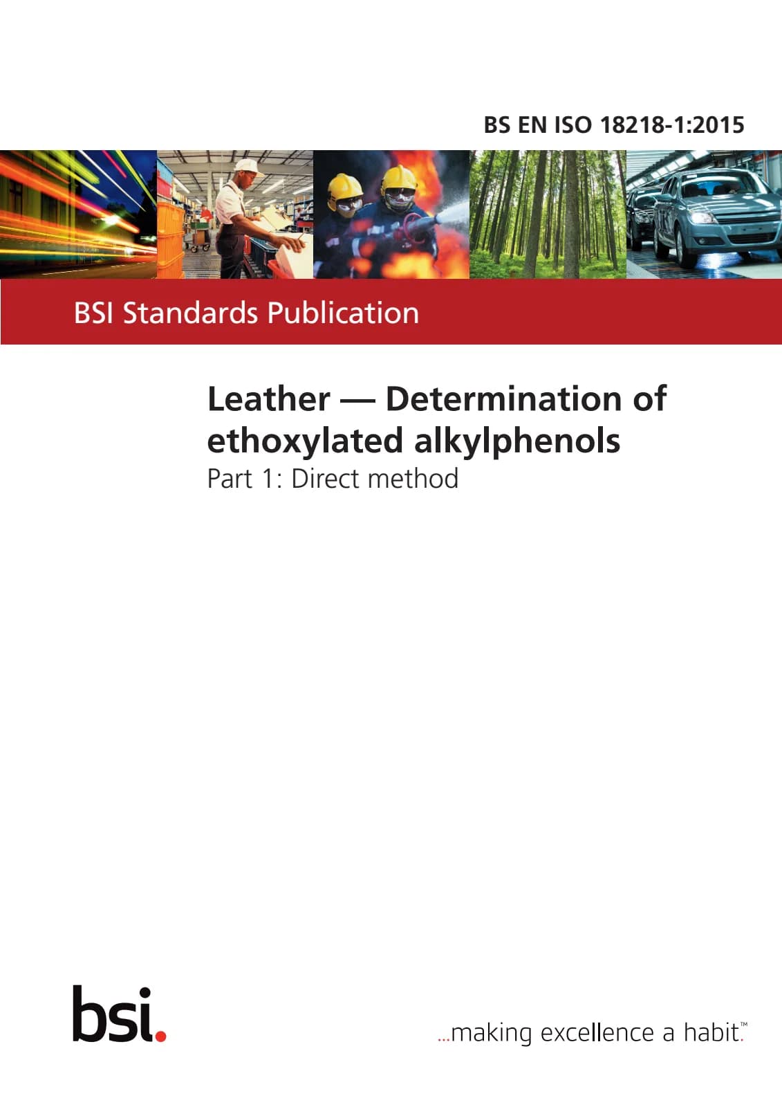 Первая страница стандарта BS EN ISO 18218-1:2015