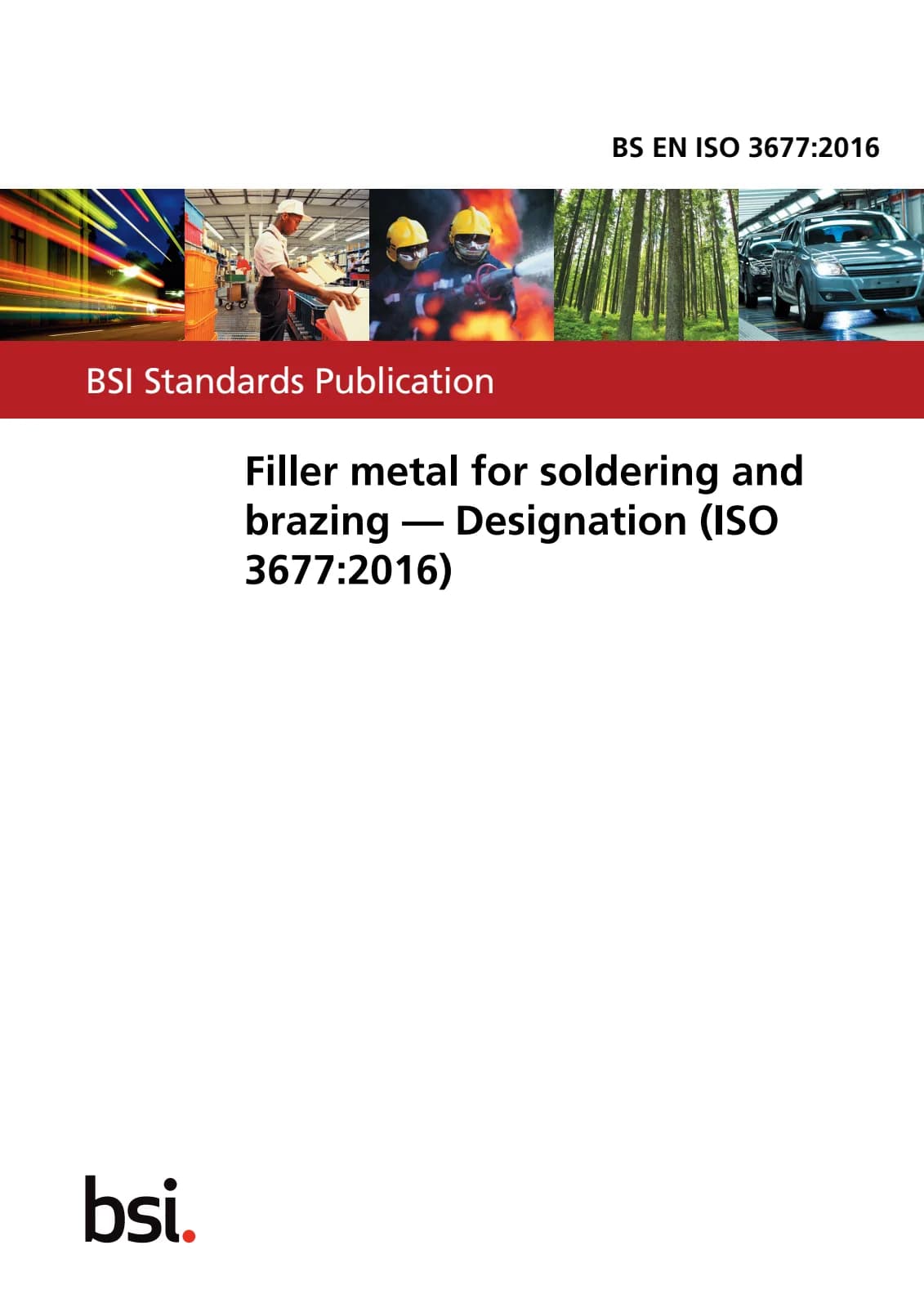 Первая страница стандарта BS EN ISO 3677:2016