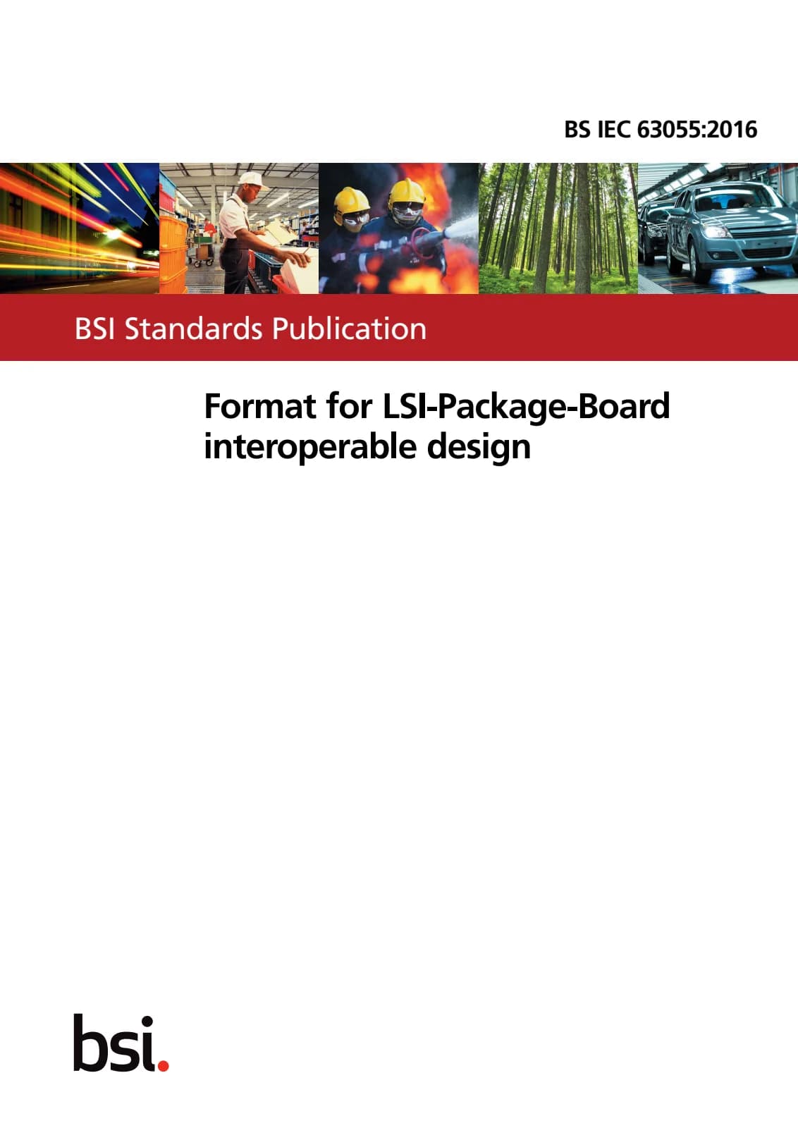 Первая страница стандарта BS IEC 63055:2016