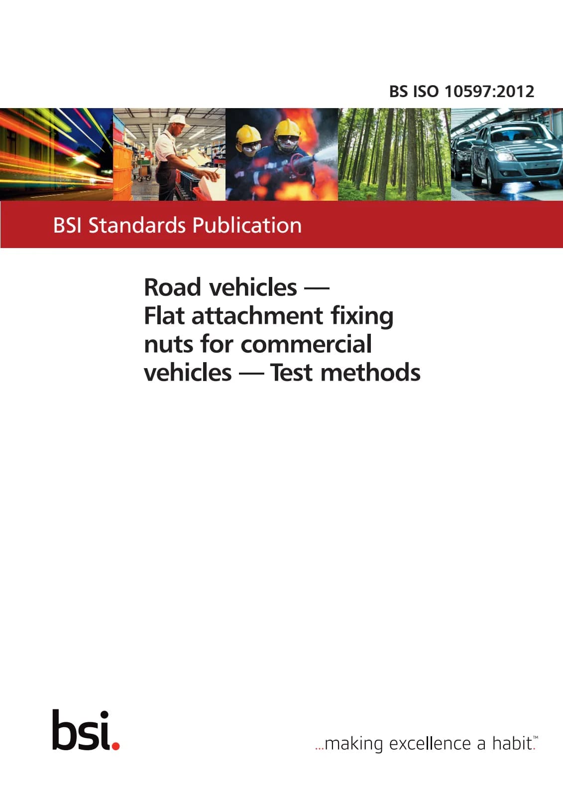 Первая страница стандарта BS ISO 10597:2012