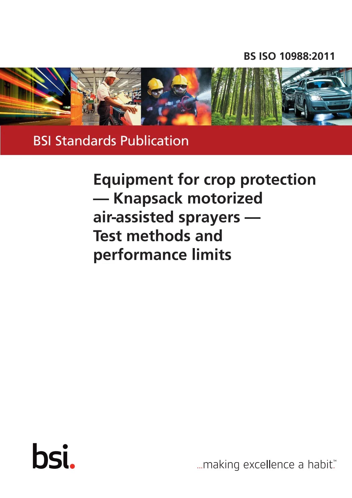 Первая страница стандарта BS ISO 10988:2011