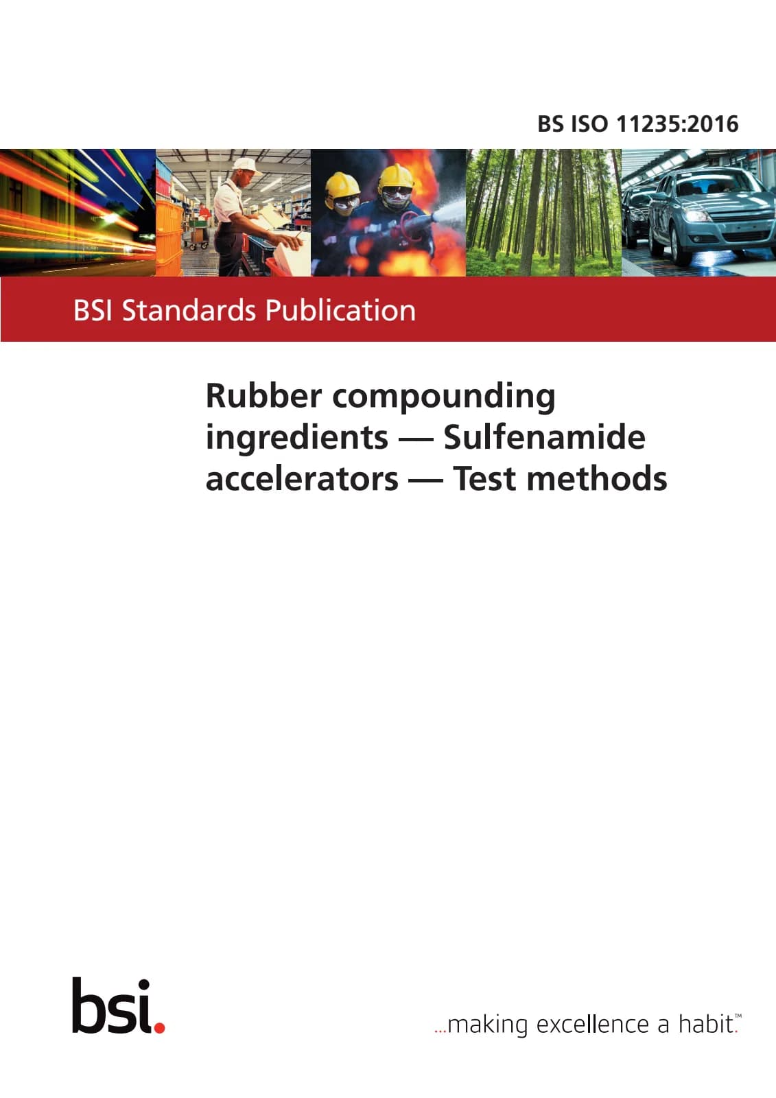 Первая страница стандарта BS ISO 11235:2016