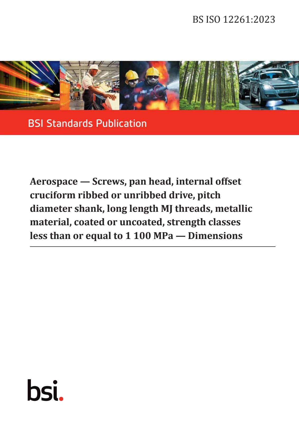 Первая страница стандарта BS ISO 12261:2023