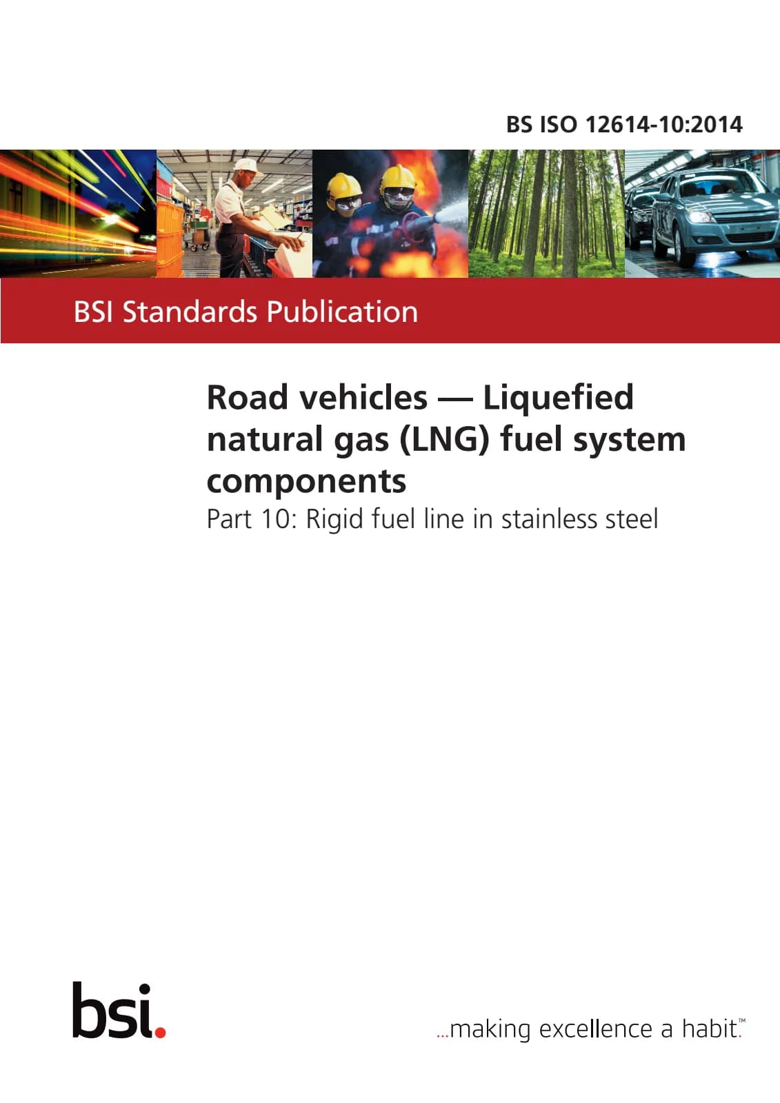 Первая страница стандарта BS ISO 12614-10:2014