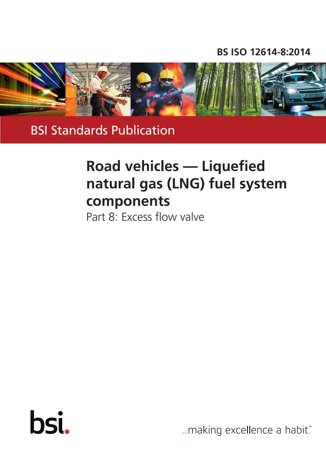 Первая страница стандарта BS ISO 12614-8:2014