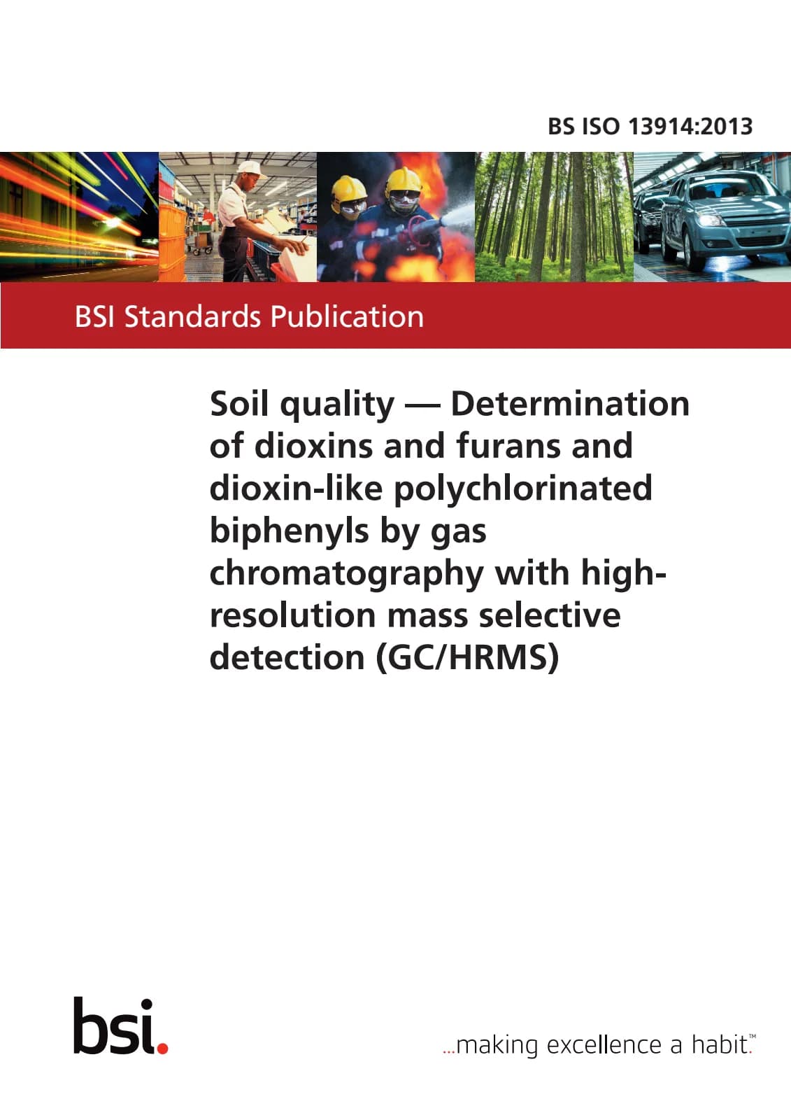 Первая страница стандарта BS ISO 13914:2013