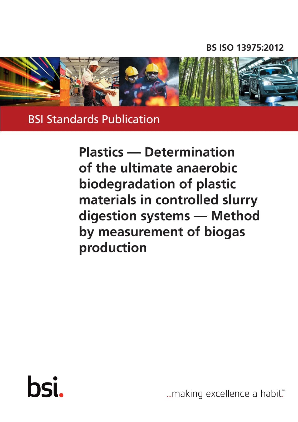Первая страница стандарта BS ISO 13975:2012