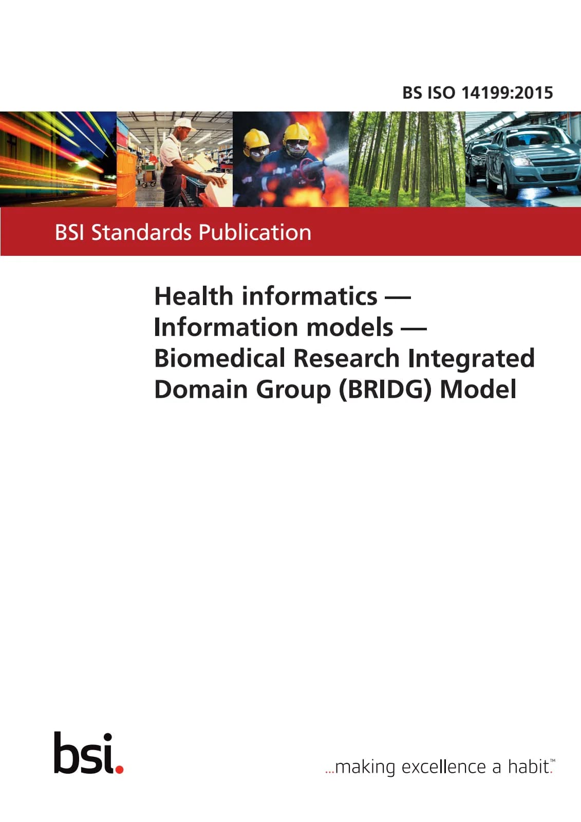 Первая страница стандарта BS ISO 14199:2015
