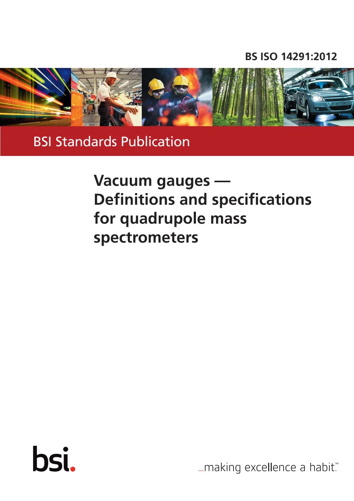 Первая страница стандарта BS ISO 14291:2012