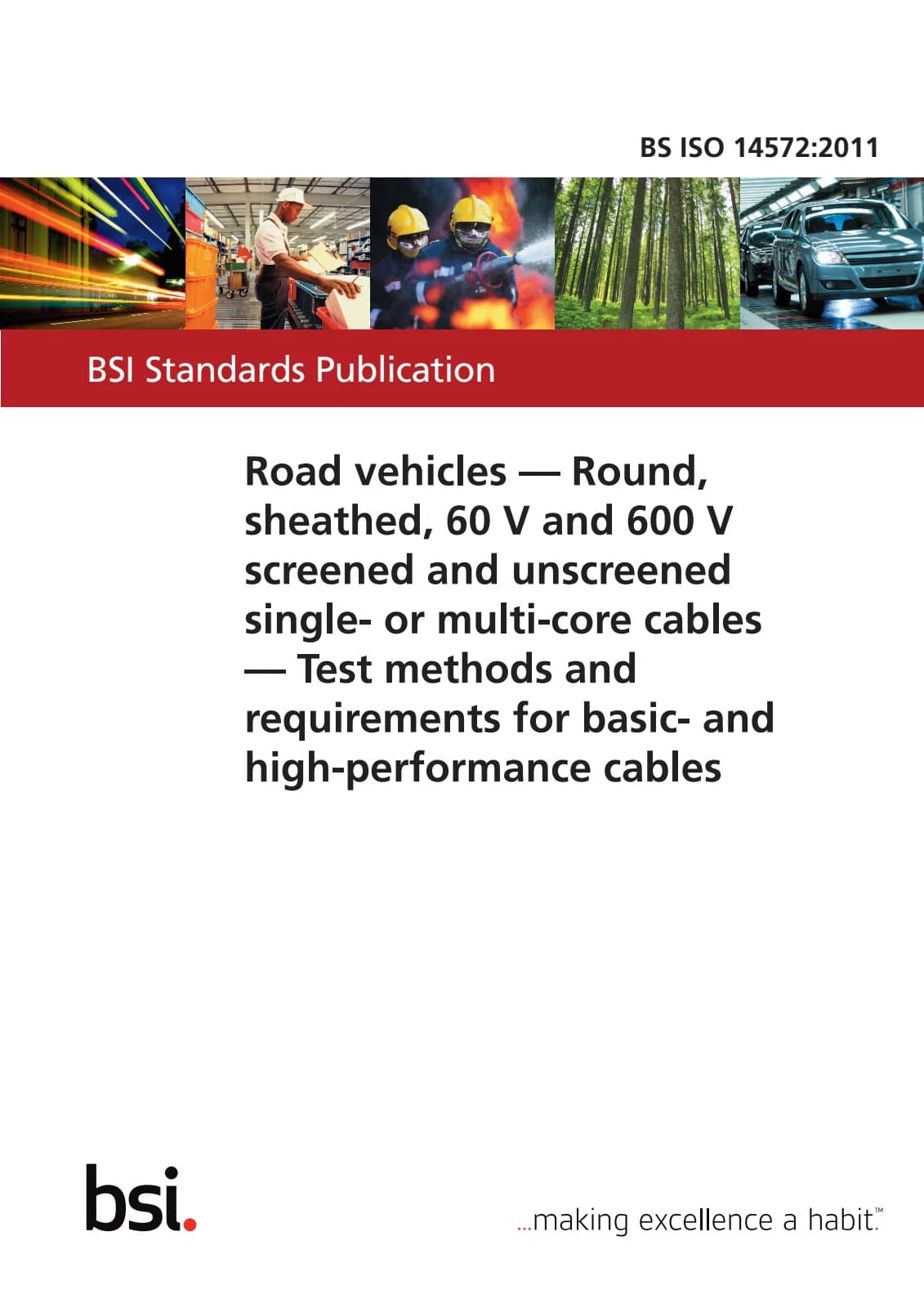Первая страница стандарта BS ISO 14572:2011