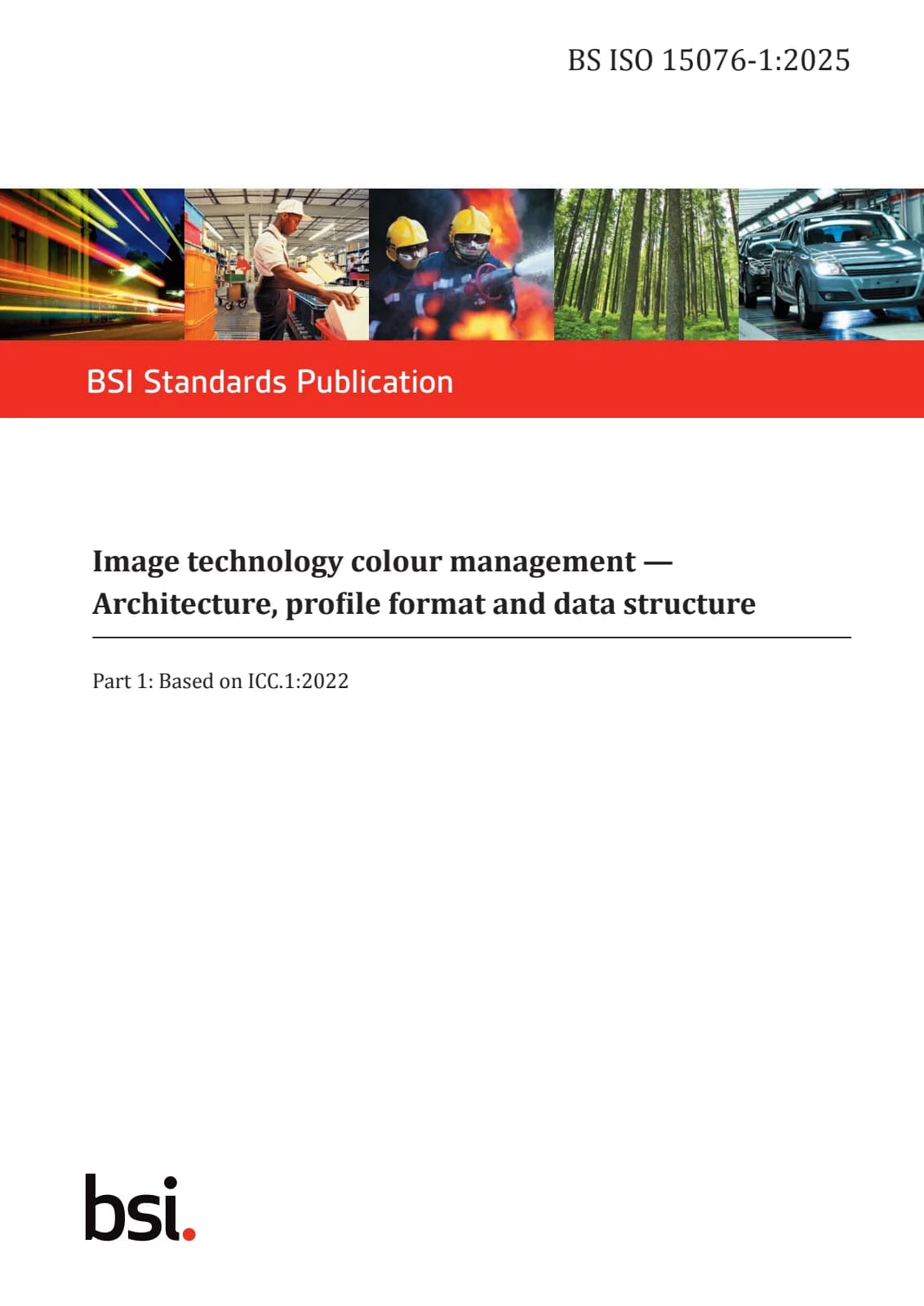 Первая страница стандарта BS ISO 15076-1:2025