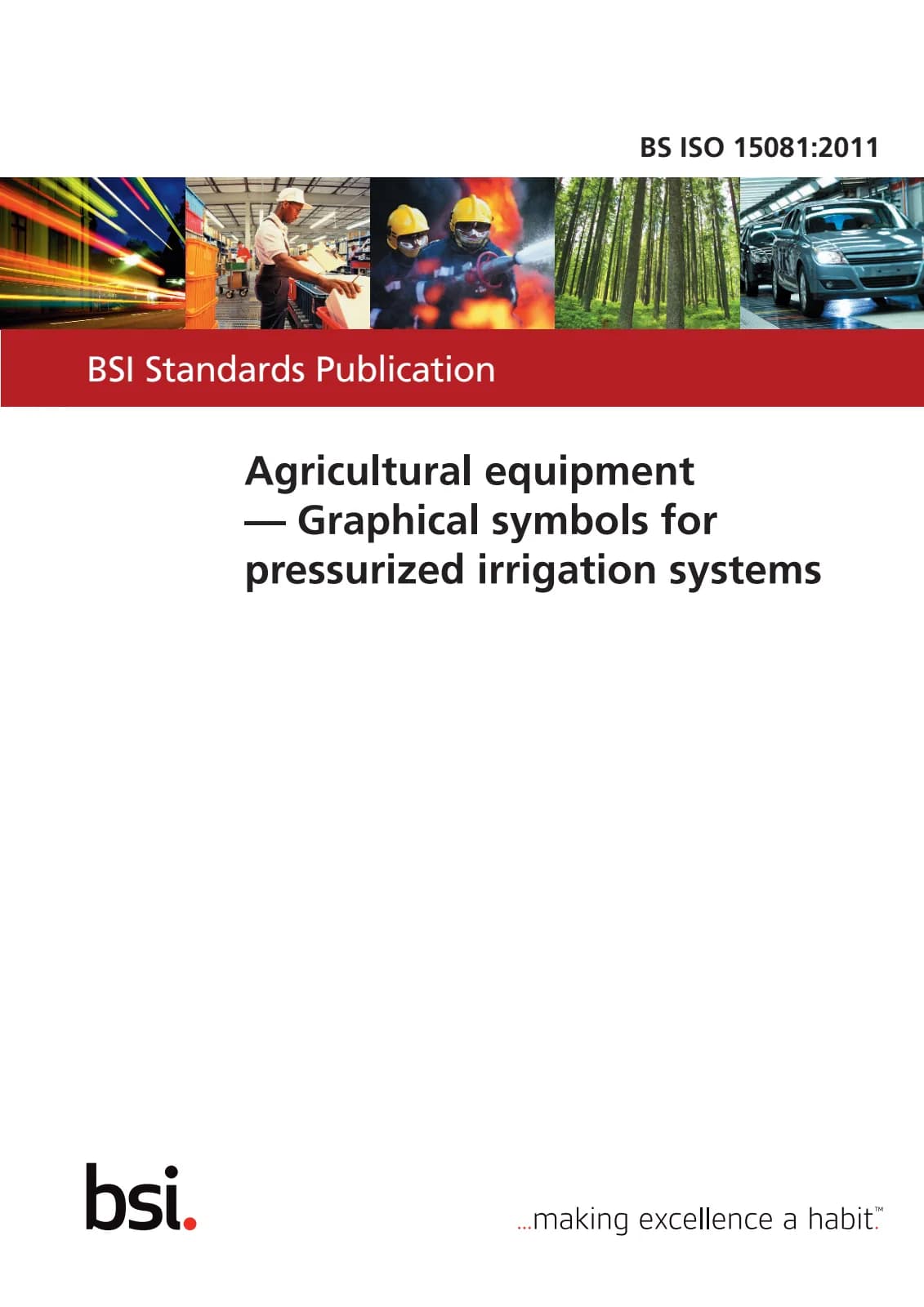 Первая страница стандарта BS ISO 15081:2011