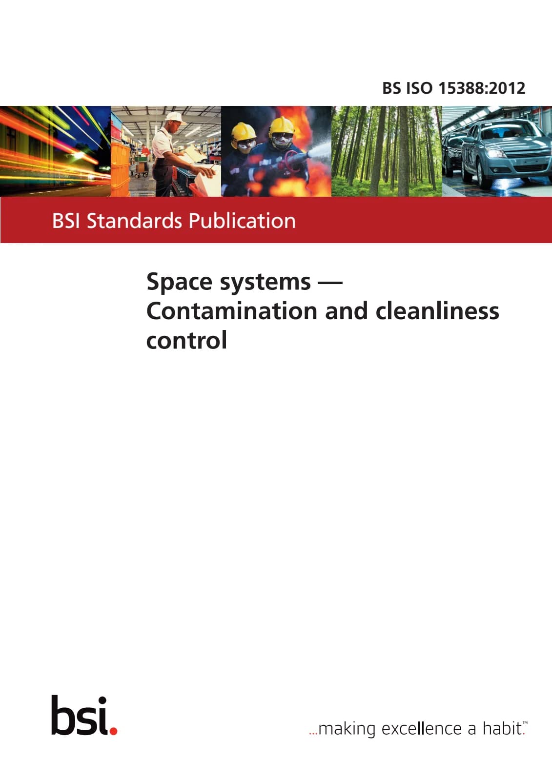 Первая страница стандарта BS ISO 15388:2012