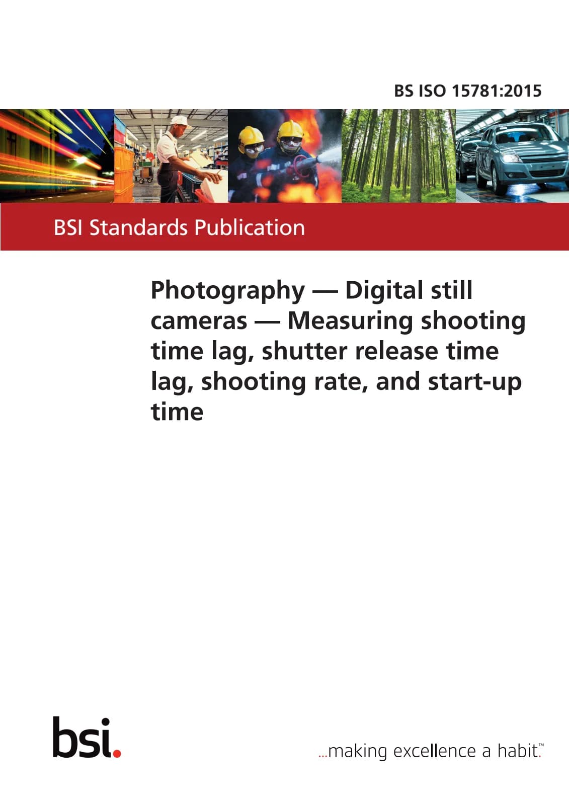 Первая страница стандарта BS ISO 15781:2015