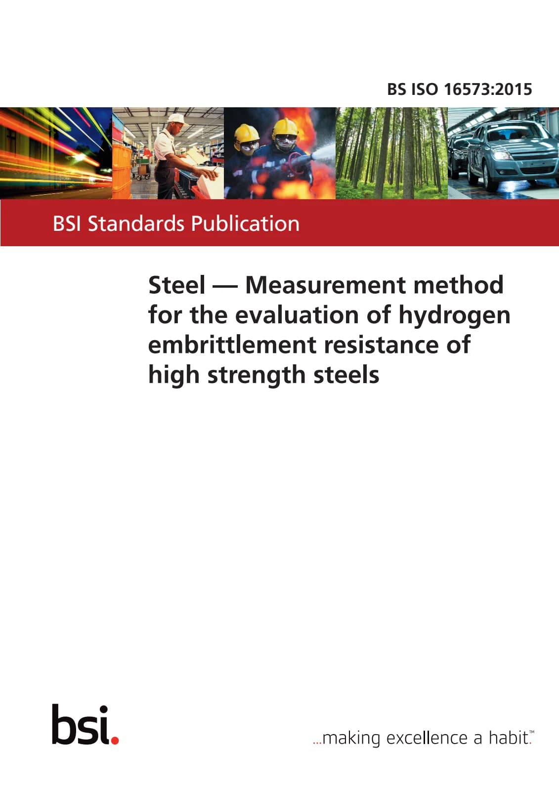 Первая страница стандарта BS ISO 16573:2015