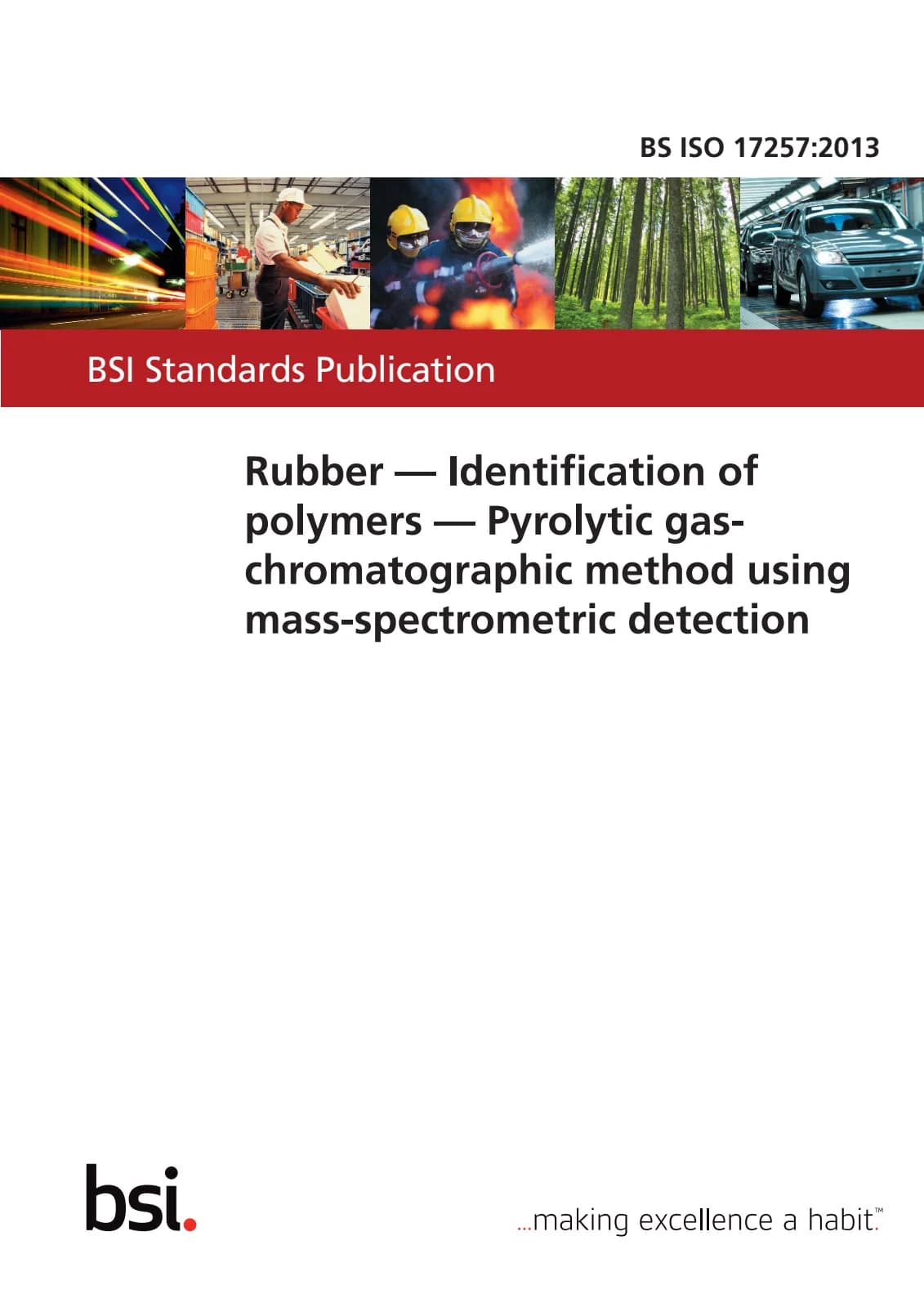 Первая страница стандарта BS ISO 17257:2013