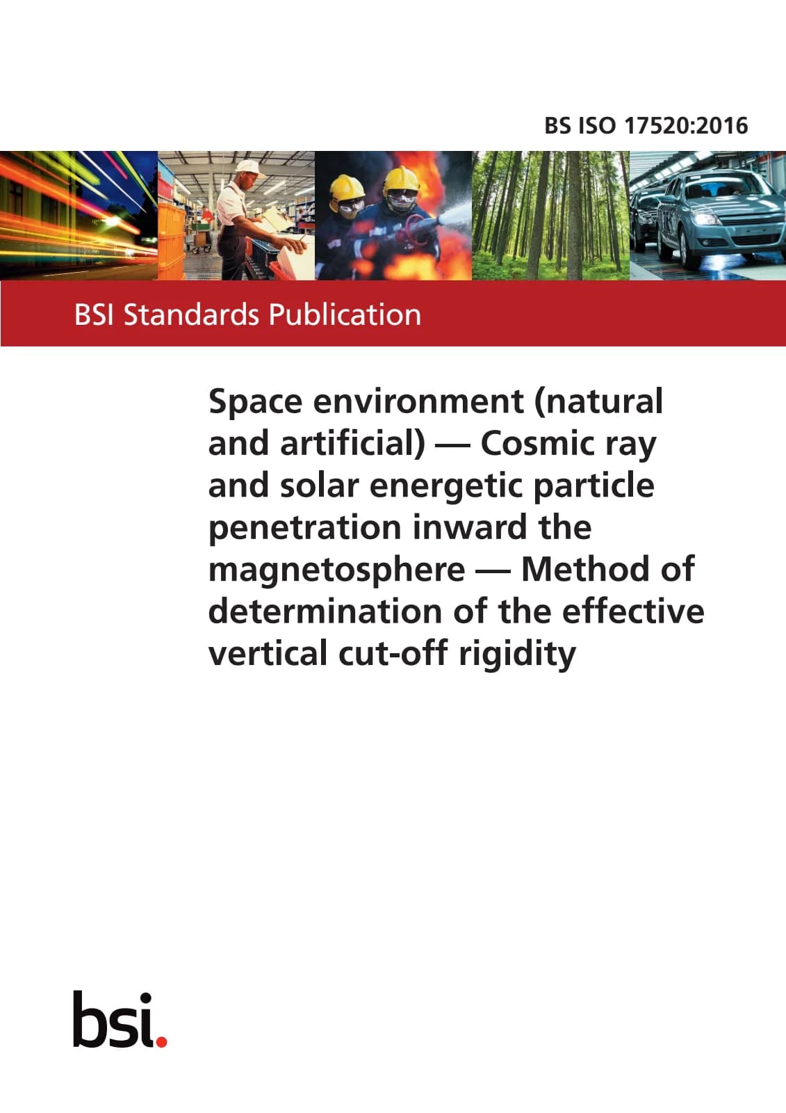 Первая страница стандарта BS ISO 17520:2016
