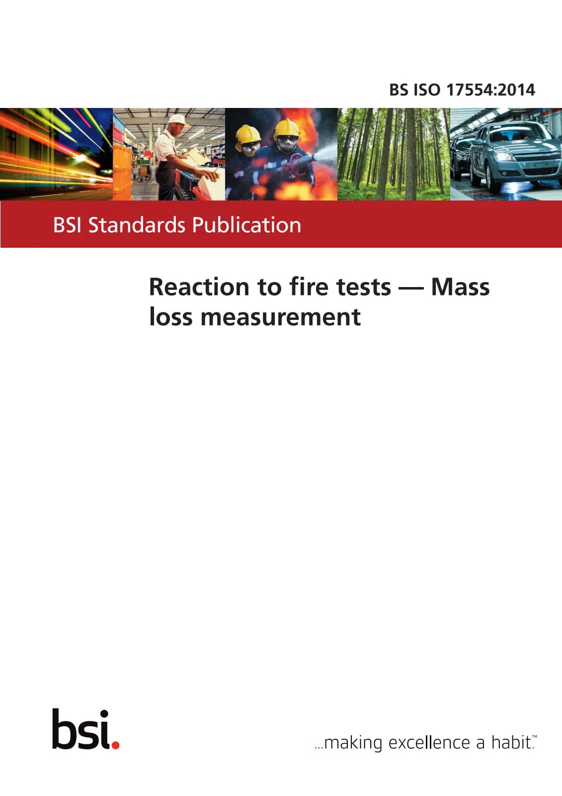 Первая страница стандарта BS ISO 17554:2014