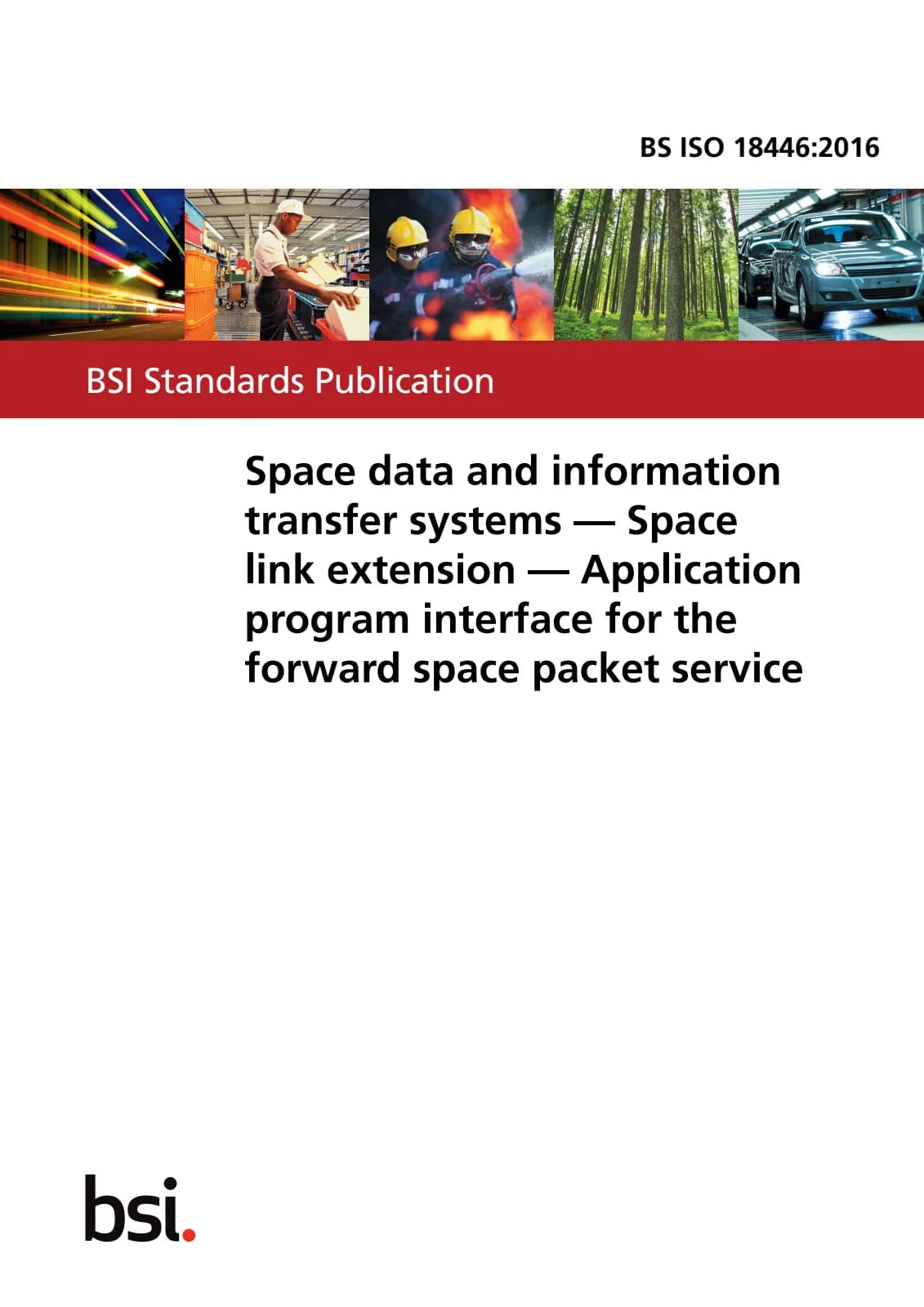 Первая страница стандарта BS ISO 18446:2016