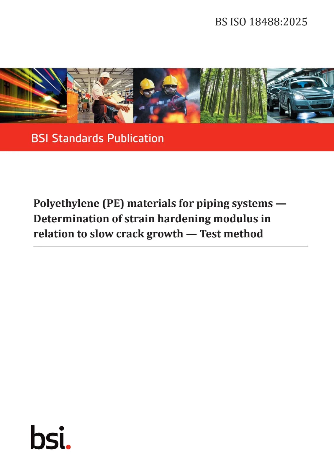 Первая страница стандарта BS ISO 18488:2025