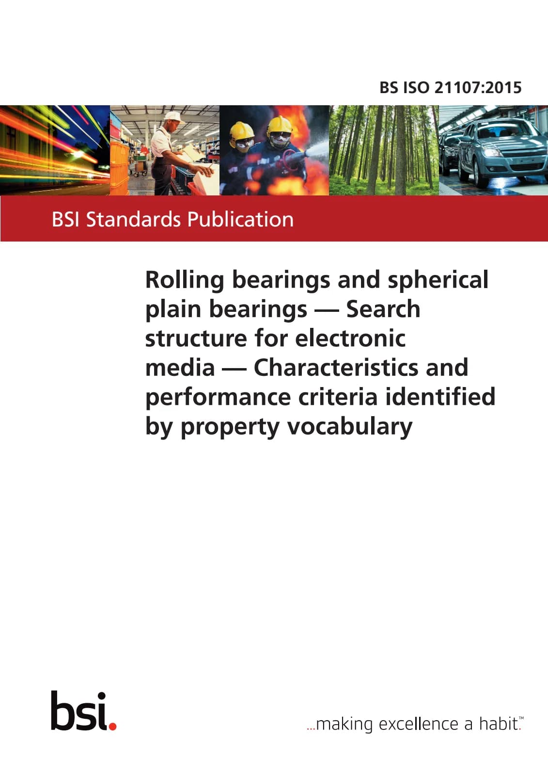 Первая страница стандарта BS ISO 21107:2015