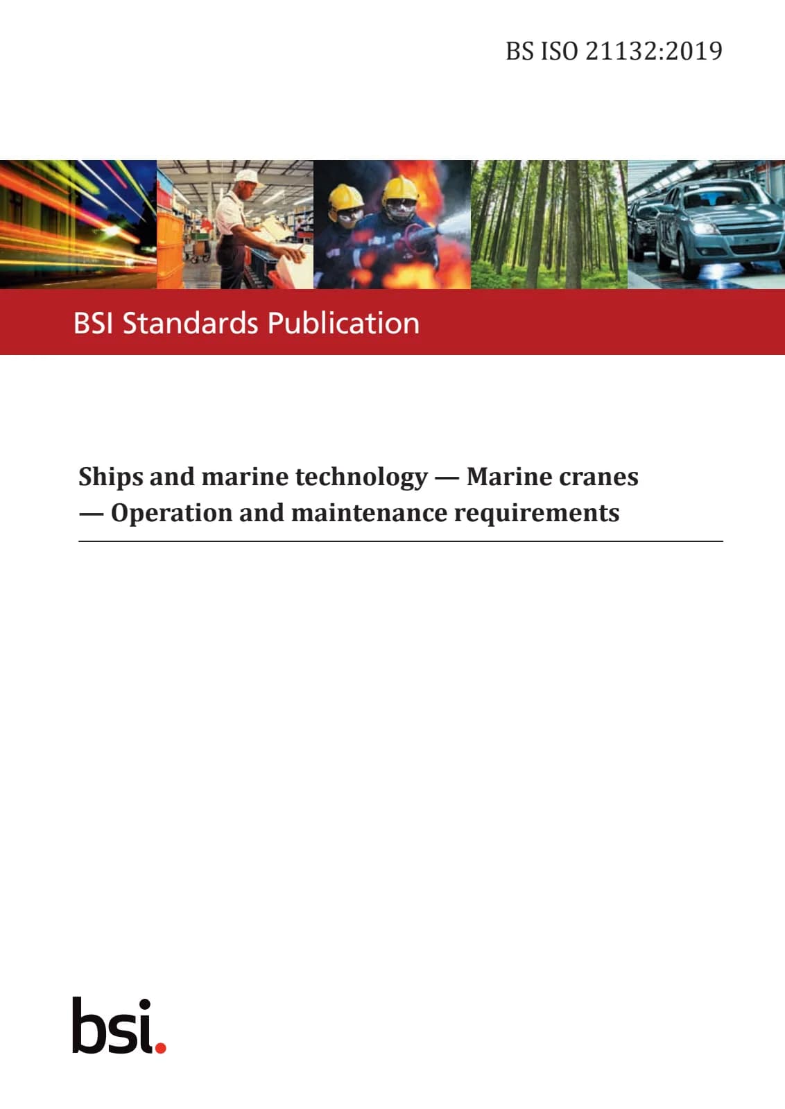 Первая страница стандарта BS ISO 21132:2019