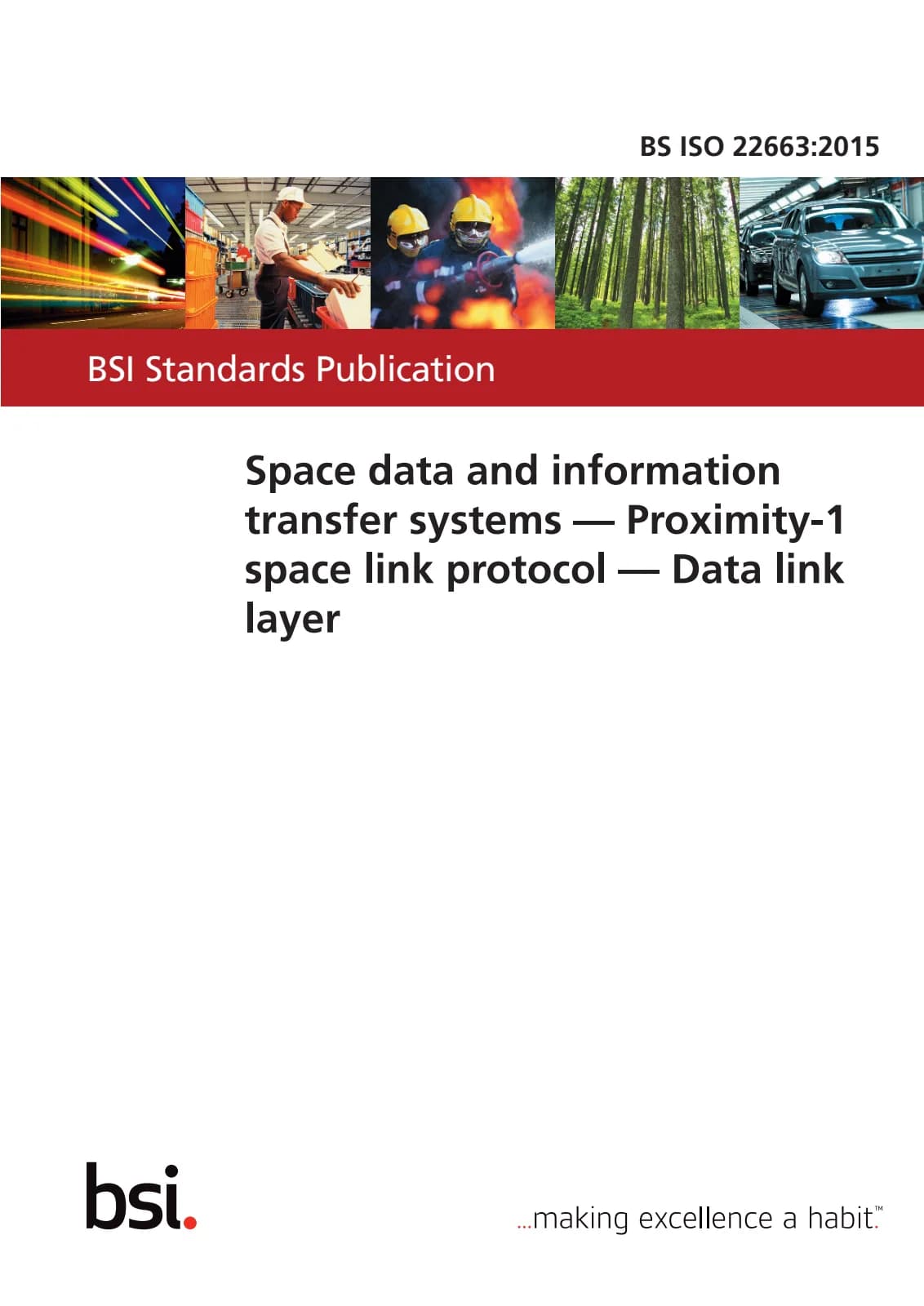 Первая страница стандарта BS ISO 22663:2015