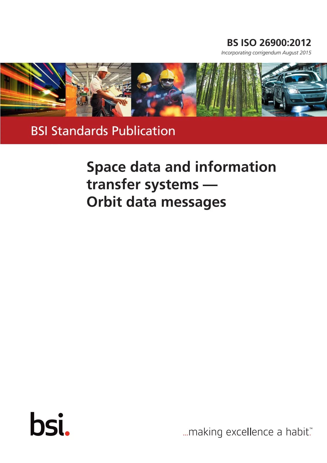 Первая страница стандарта BS ISO 26900:2012