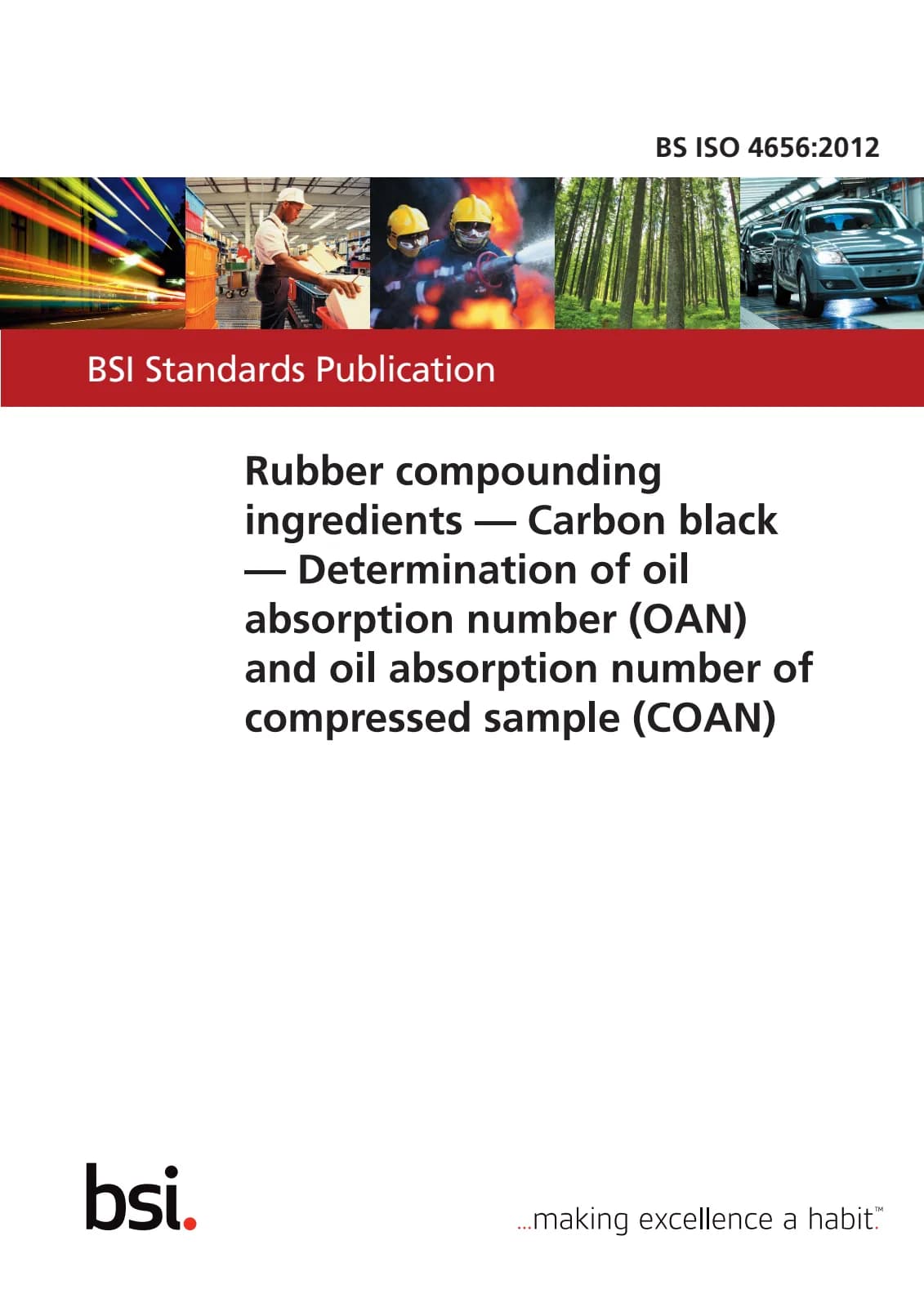 Первая страница стандарта BS ISO 4656:2012