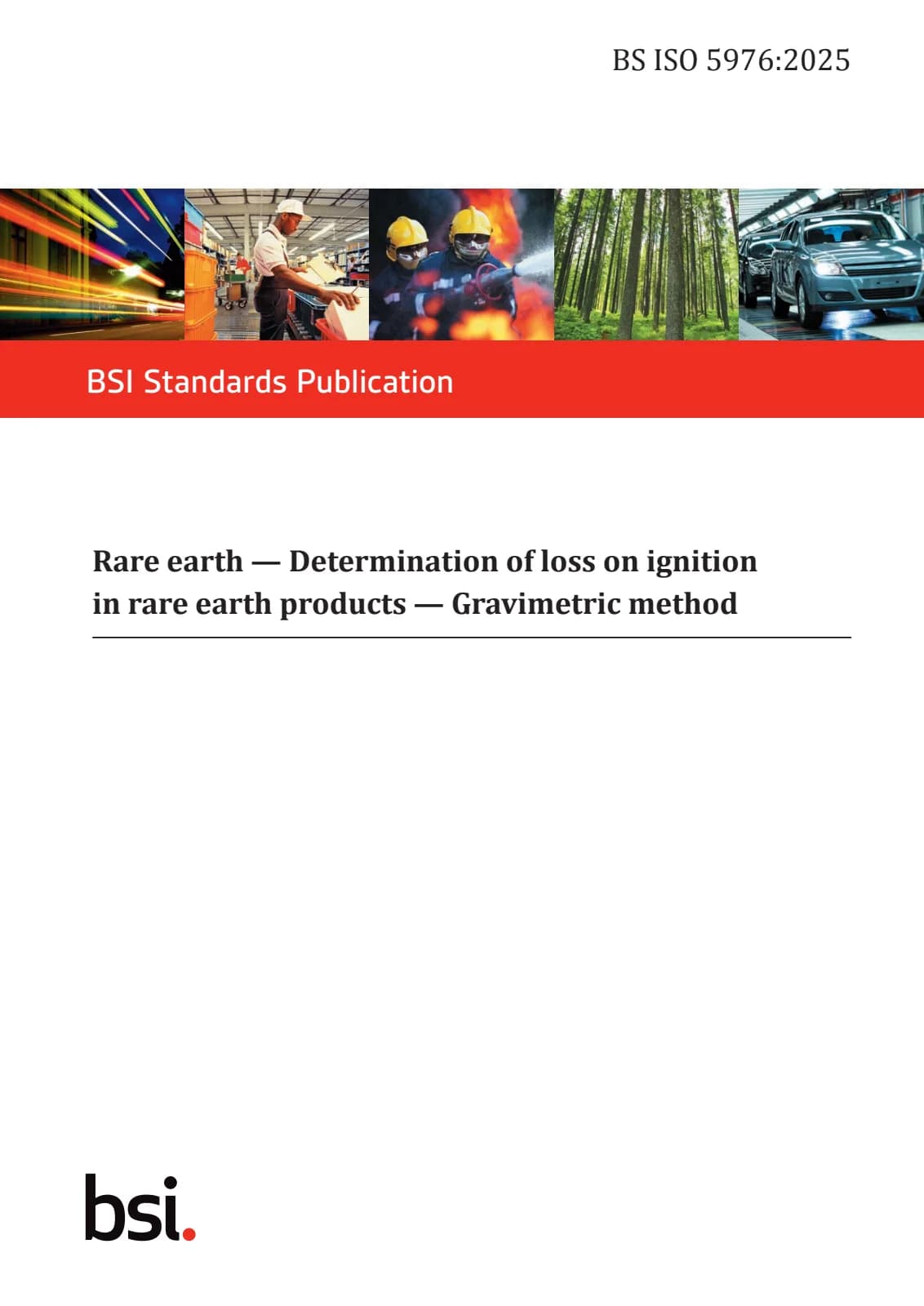 Первая страница стандарта BS ISO 5976:2025