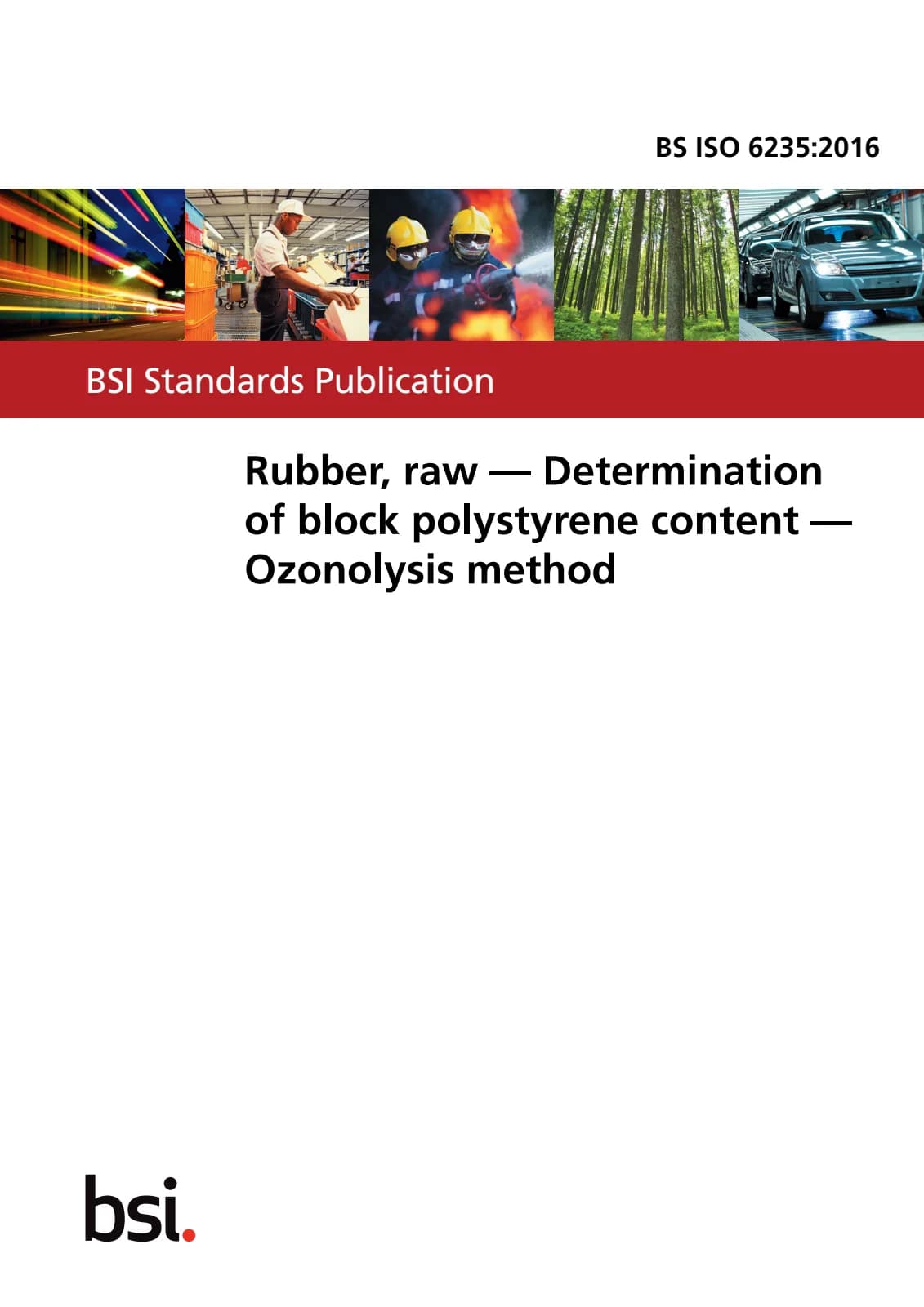 Первая страница стандарта BS ISO 6235:2016