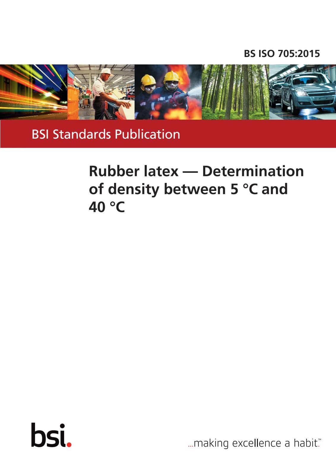 Первая страница стандарта BS ISO 705:2015