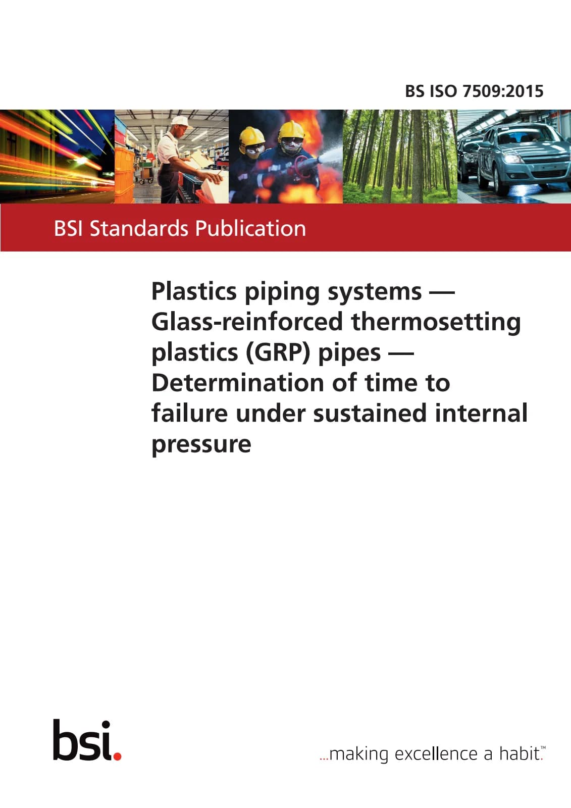 Первая страница стандарта BS ISO 7509:2015
