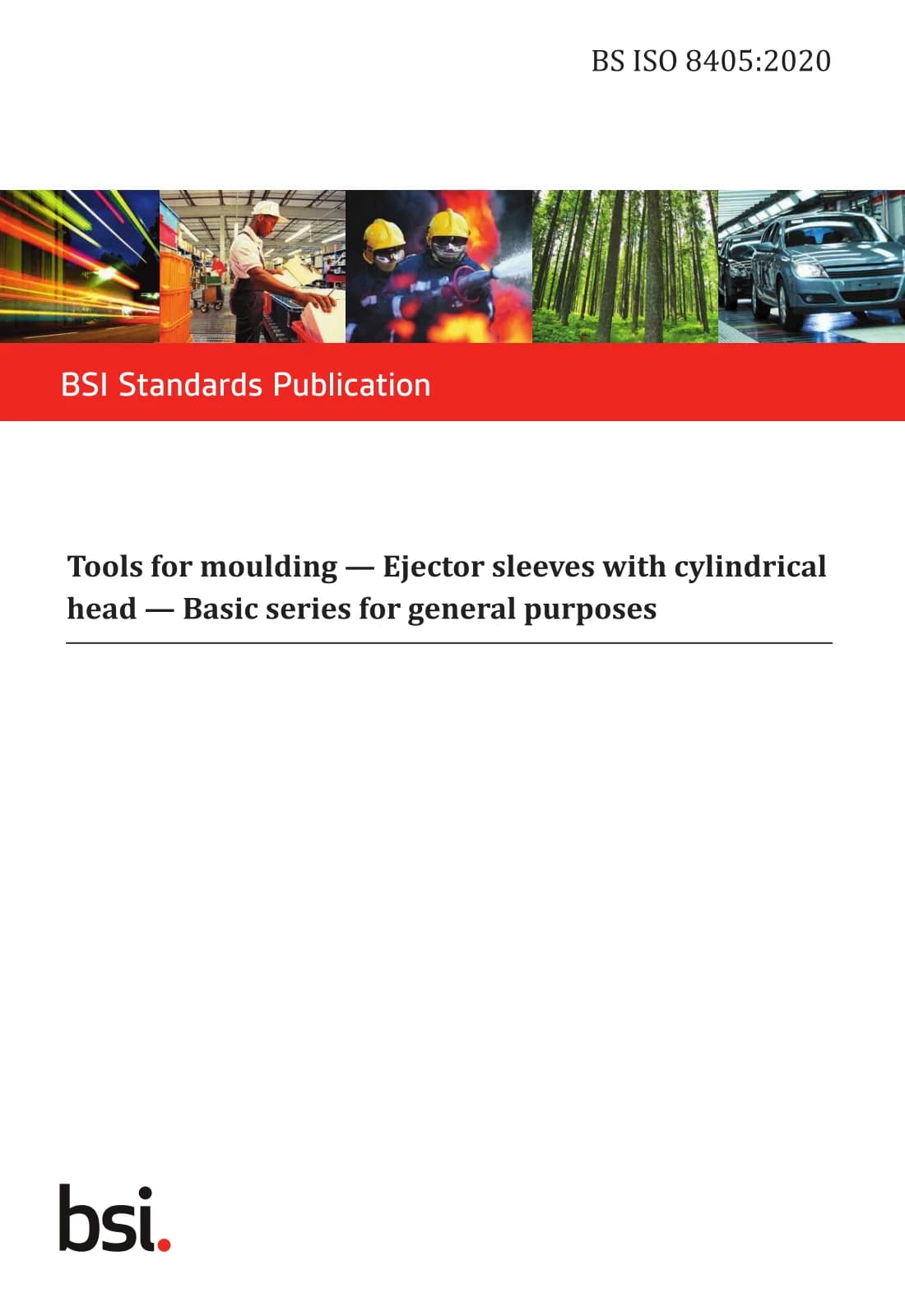 Первая страница стандарта BS ISO 8405:2020