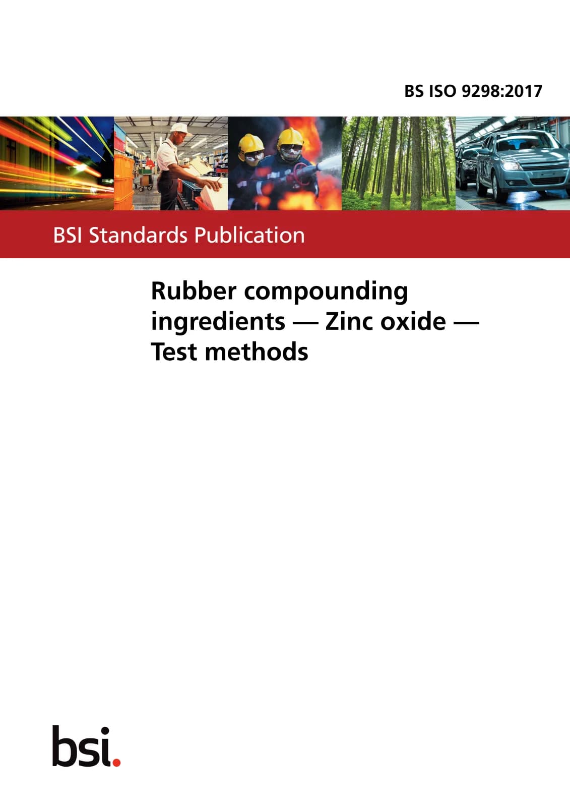 Первая страница стандарта BS ISO 9298:2017