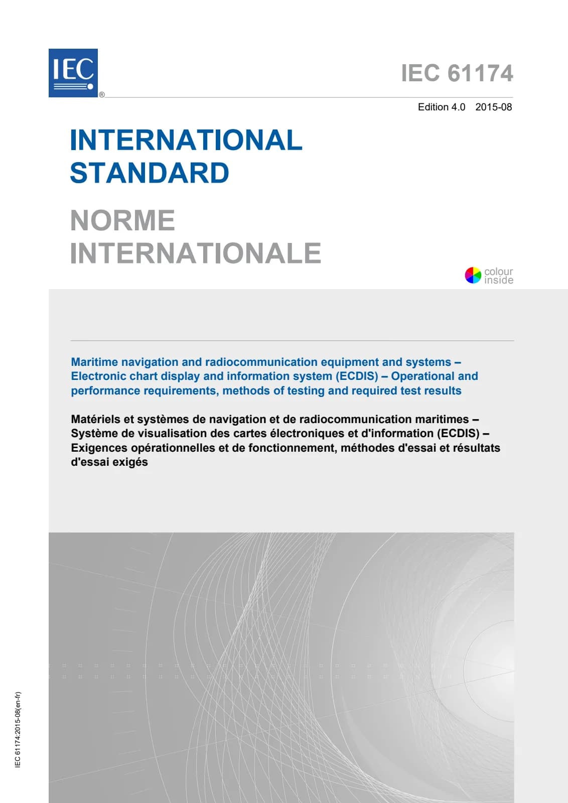 Первая страница стандарта IEC 61174:2015
