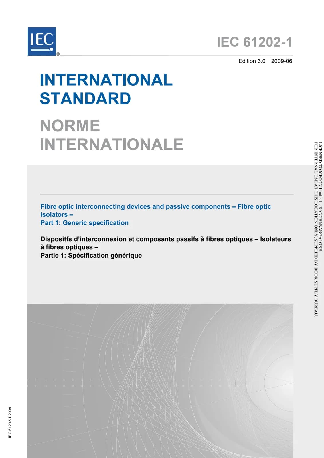 Первая страница стандарта IEC 61202-1:2009