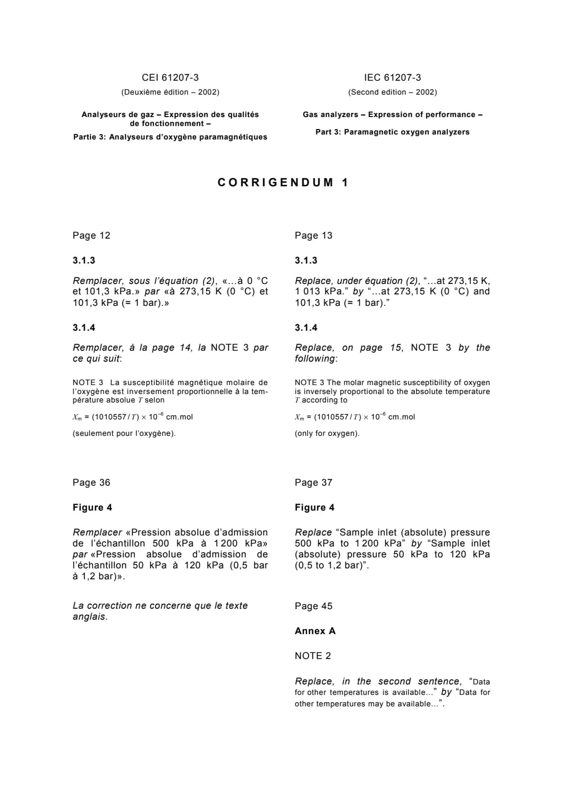Первая страница стандарта IEC 61207-3:2002
