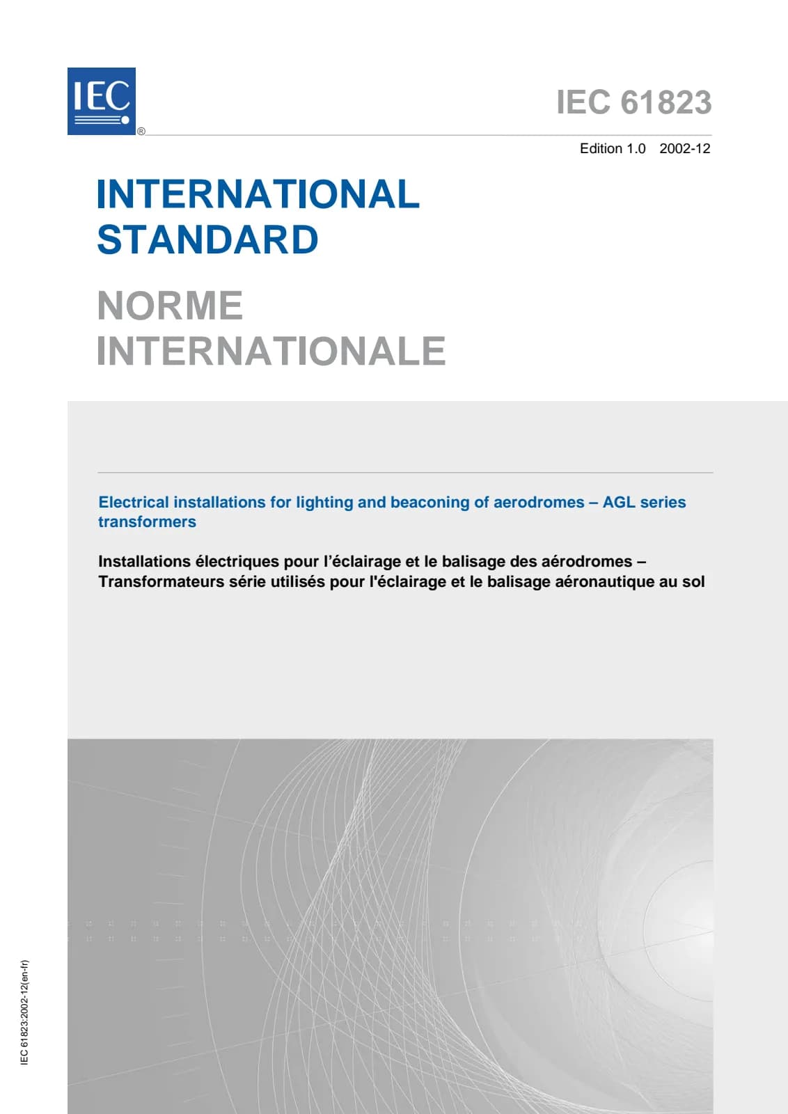 Первая страница стандарта IEC 61823:2002