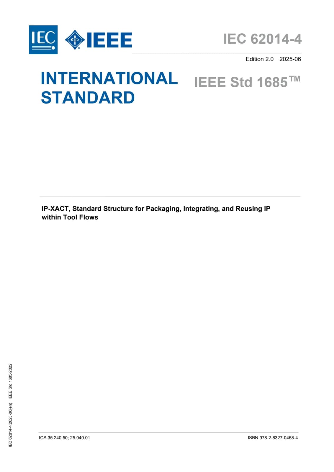 Первая страница стандарта IEC 62014-4:2025