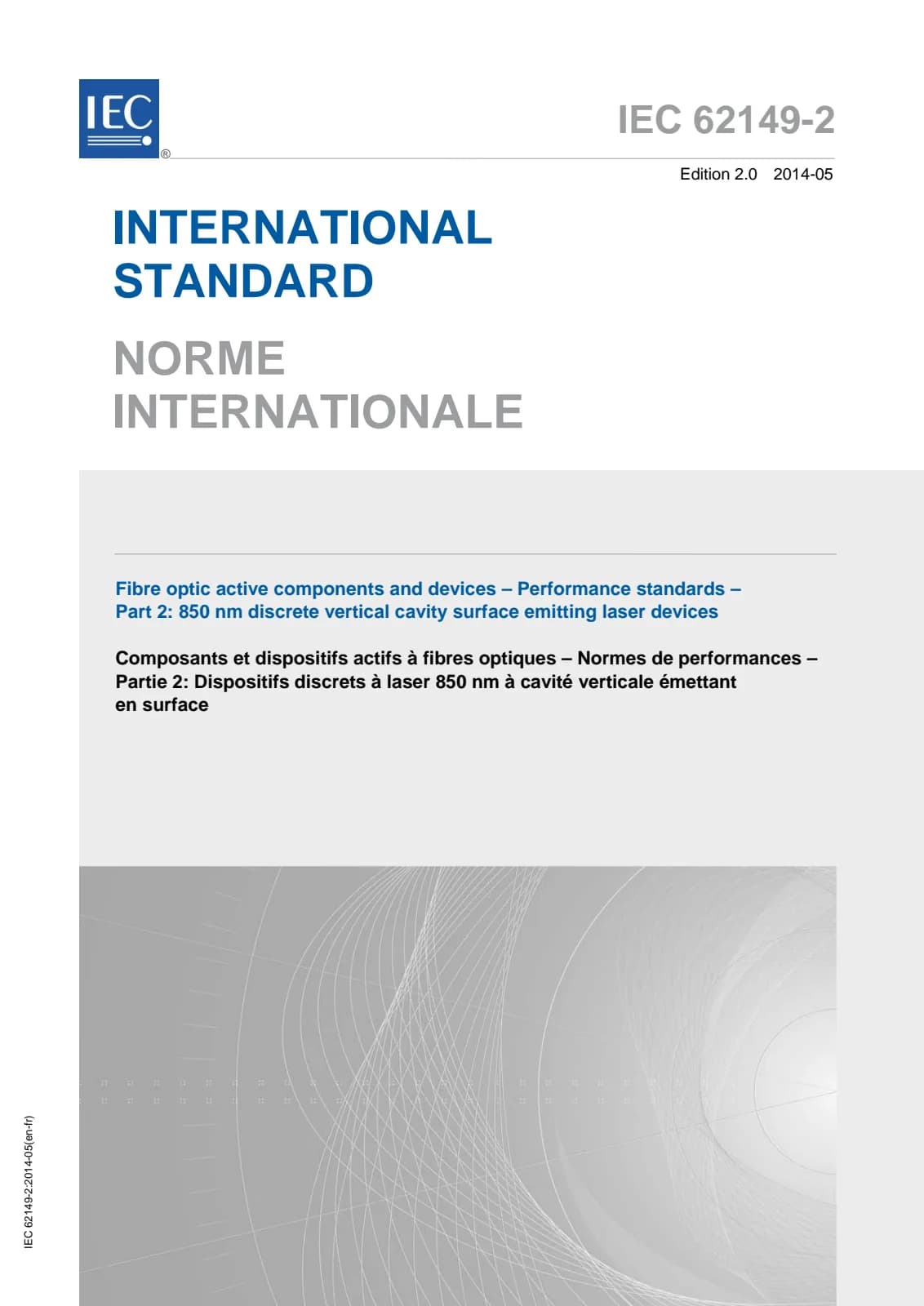 Первая страница стандарта IEC 62149-2:2014