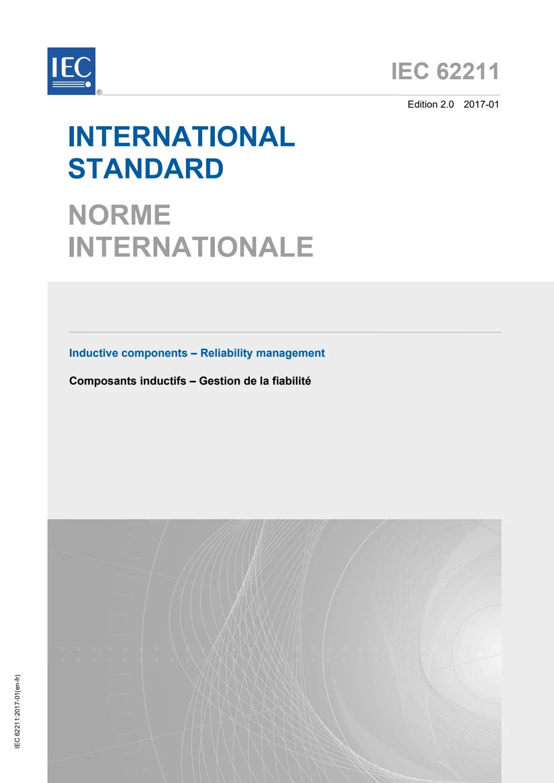 Первая страница стандарта IEC 62211:2017