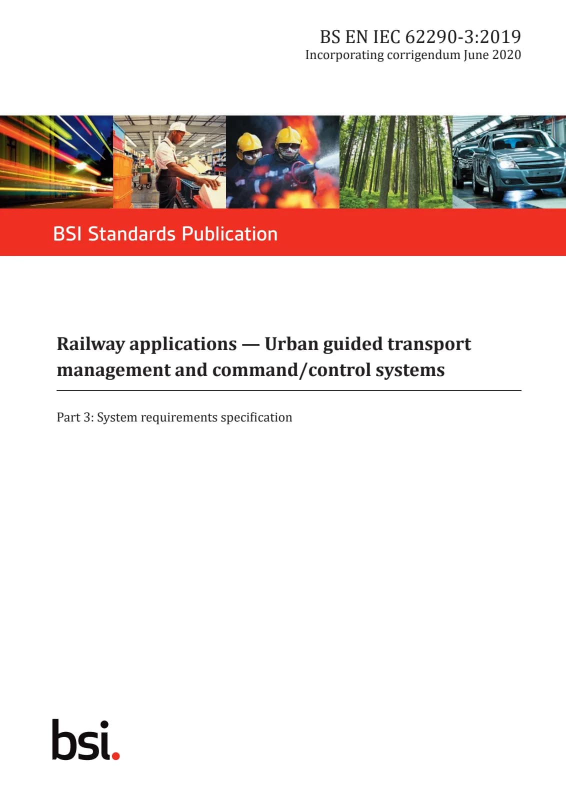 Первая страница стандарта IEC 62290-3:2019