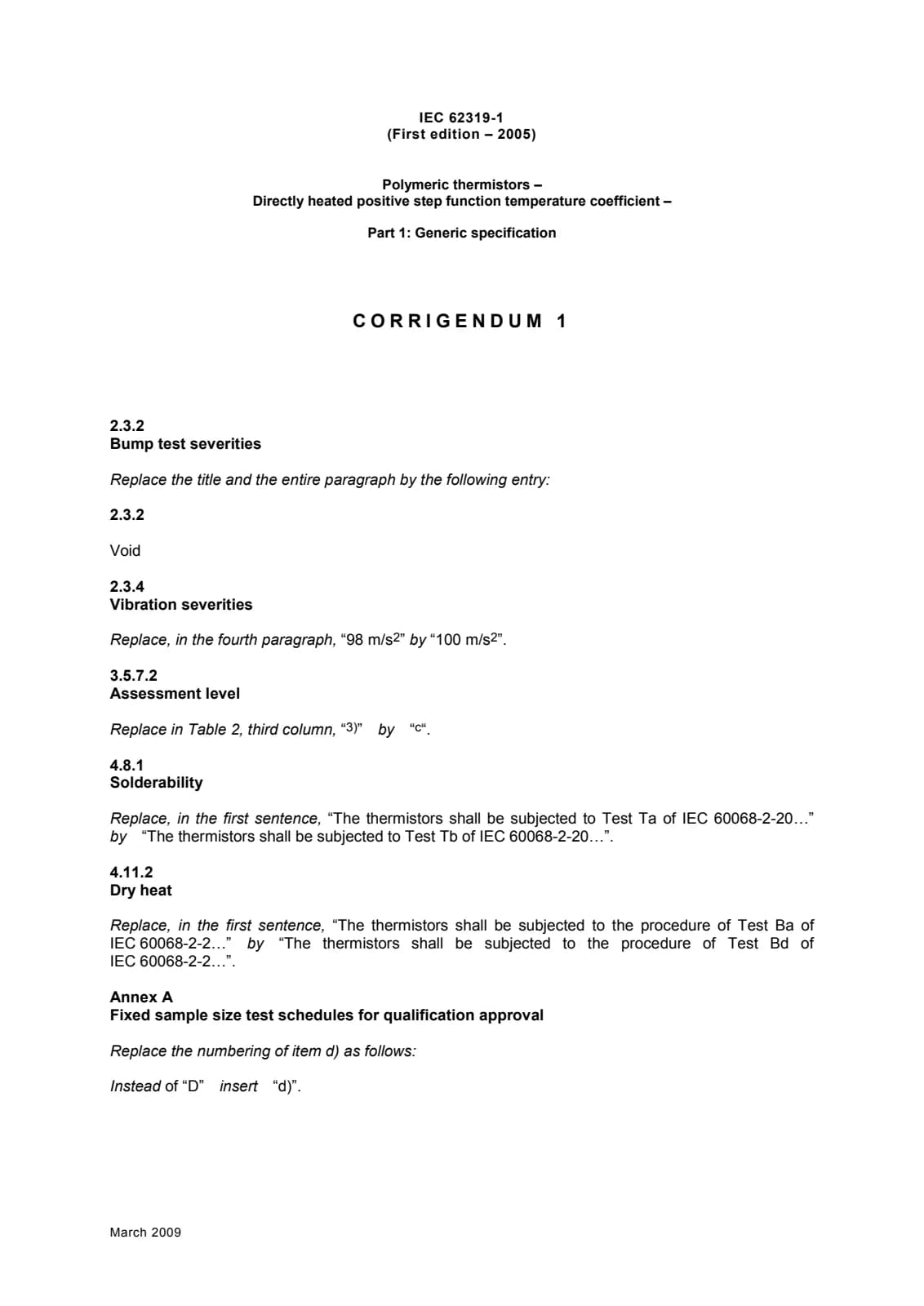 Первая страница стандарта IEC 62319-1:2005