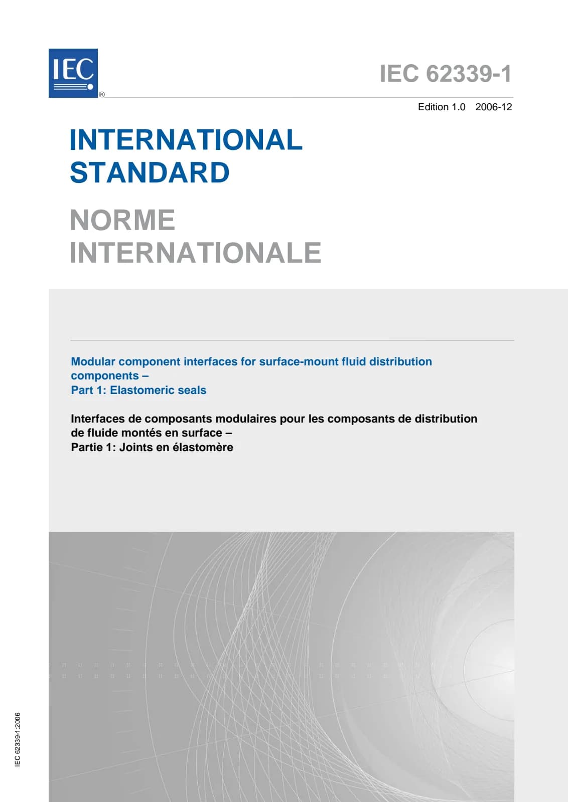 Первая страница стандарта IEC 62339-1:2006