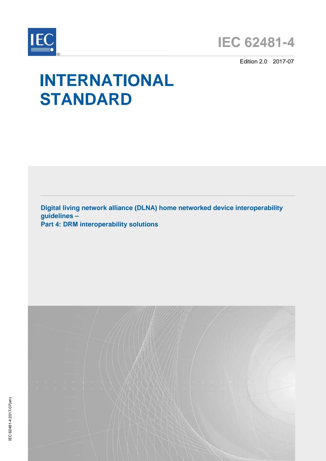 Первая страница стандарта IEC 62481-4:2017